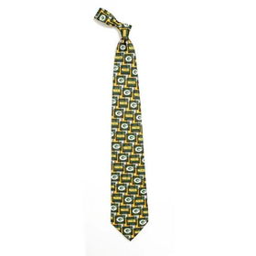 Green Bay Packers NFL Pattern #2" Mens Tie (100% Silk)"green 