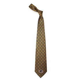 Green Bay Packers NFL Woven #3 Mens Tie (100% Silk)green 