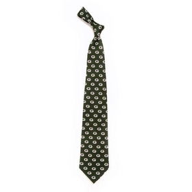 Green Bay Packers NFL Pattern Poly" Mens Tie (100% Silk)"green 