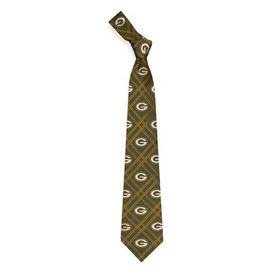 Green Bay Packers NFL Woven Poly 2 Mens Tiegreen 