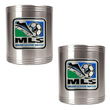 Major League Soccer Logo MLS 2pc Stainless Steel Can Holder Set - Primary Team Logo