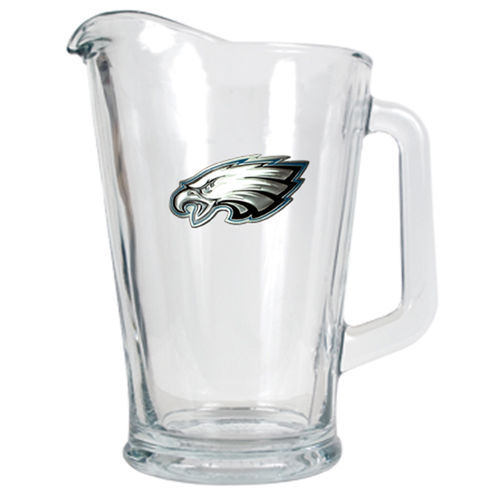 Philadelphia Eagles NFL 60oz Glass Pitcher - Primary Logo
