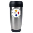 Pittsburgh Steelers NFL 16oz Stainless Steel Travel Tumbler - Primary Logo