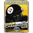 Pittsburgh Steelers NFL Super Bowl 43Commemorative Woven Tapestry Throw (48x60")"