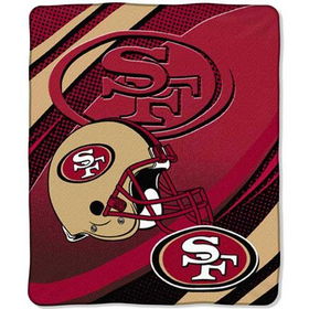 San Francisco 49ers NFL Imprint Micro Raschel Blanket (50x60)san 