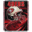 San Francisco 49ers NFL Triple Woven Jacquard Throw (Spiral Series) (48x60")"