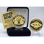 24kt Gold Super Bowl XIX flip coin