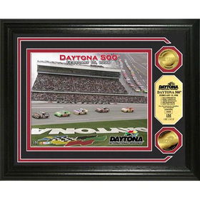 1998 Daytona 500 Commemorative 24KT Gold Coin Photo Mintdaytona 