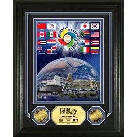 2009 World Baseball Classic 24KT Gold Coin Photo Mintworld 