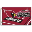 Arizona Cardinals NFL Field Design 3'x5' Banner Flag