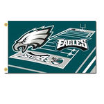 Philadelphia Eagles NFL Field Design 3'x5' Banner Flag