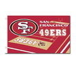 San Francisco 49ers NFL Field Design 3'x5' Banner Flag