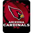 Arizona Cardinals Royal Plush Raschel NFL Blanket (Burst Series) (50x60")"