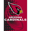 Arizona Cardinals NFL Royal Plush Raschel Blanket (Flash Series) (60x80)