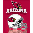 Arizona Cardinals Light Weight Fleece NFL Blanket (Grid Iron) (50x60)