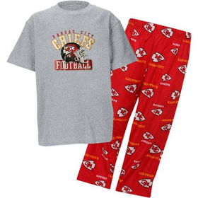 Kansas City Chiefs NFL Youth Short SS Tee & Printed Pant Combo Pack (X-Large)kansas 