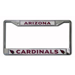 Arizona Cardinals NFL Chrome License Plate Frame
