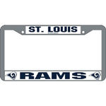 St. Louis Rams NFL Chrome License Plate Frame