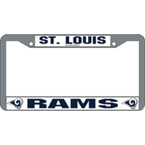 St. Louis Rams NFL Chrome License Plate Framelouis 