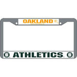Oakland Athletics MLB Chrome License Plate Frame