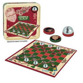 A Christmas Story Checkers / Tic Tac Toe Game Set (TIN)christmas 