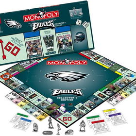 Philadelphia Eagles NFL Team Collector's Edition Monopolyphiladelphia 