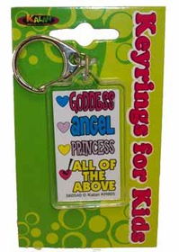 Goddess Angel Princess Key Ring Case Pack 60goddess 
