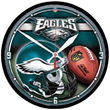 Philadelphia Eagles NFL Round Wall Clock