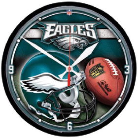 Philadelphia Eagles NFL Round Wall Clockphiladelphia 