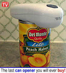 One Touch Hands Free Can Opener W/ Gripmatetouch 