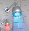 Temperature Controlled LED Shower Light