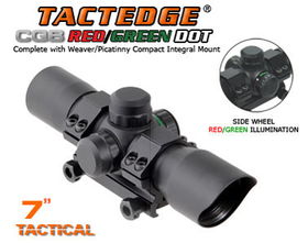 Leapers Golden Image 30mm Tactedge CQB Dot Sight, Red/Green Dot, Weaver Mountleapers 
