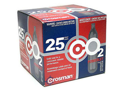 Crosman 12 Gram CO2, 25 Cartridgescrosman 