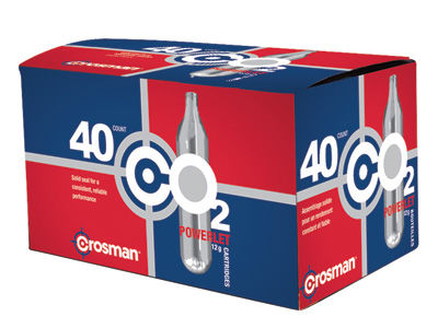 Crosman 12 Gram CO2, 40 Cartridgescrosman 