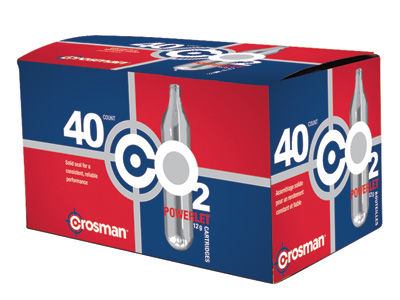 Crosman 12 Gram CO2, 40 Cartridges