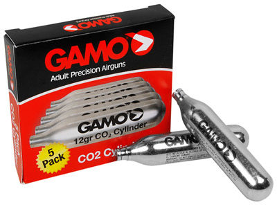 Gamo 12 Gram CO2, 5 Cartridgesgamo 