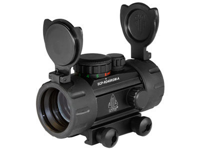 UTG 30mm Red/Green Dot Sight, Integral Picatinny Mounting Deck