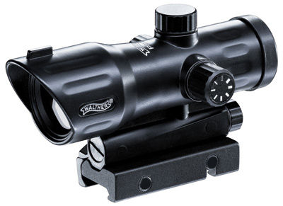 Walther PS 55 Dot Sight, Red Duplex Reticle, 7 Brightness Settings, 1/4 MOA, Integral Weaver Mountwalther 