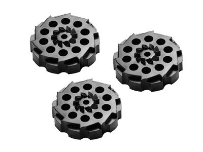 Crosman 0407T Rotary Clips, Fits 357W & Vigilante CO2 Pellet Revolvers, 3pk