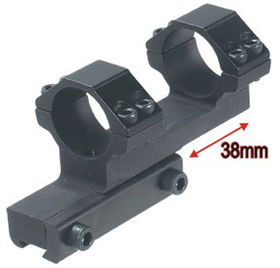 Leapers Accushot 1-Pc Bi-directional Offset Mount w/1 Rings, High, 11mm Dovetailleapers 