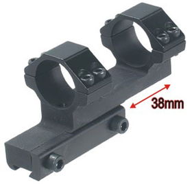 Leapers Accushot 1-Pc Bi-directional Offset Mount w/1 Rings, High, 11mm Dovetail