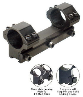 Leapers Accushot 1-Pc Mount w/1 Rings, 3/8 Dovetail