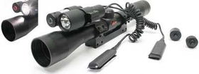 Gamo Varmint Hunter Kit, 4x32 Rifle Scope, Laser & Flashlightgamo 