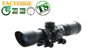 Leapers 5th Gen 4x32 Compact Mini CQB Rifle Scope, Illuminated Mil-Dot Reticle, 1/4 MOA, 1 Tube, Weaver Rings