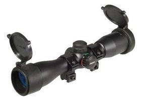 Leapers 5th Gen 4x32 Rifle Scope, Illuminated Mil-Dot Reticle, 1/4 MOA, 1 Tube, 11mm Dovetail Rings