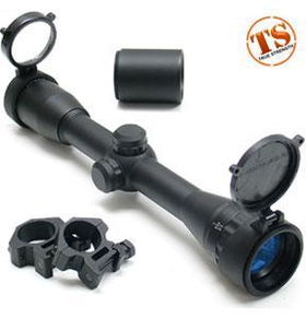 Leapers Golden Image 4X32AO Rifle Scope, Mil-Dot Reticle, 1 Tube, Weaver Rings