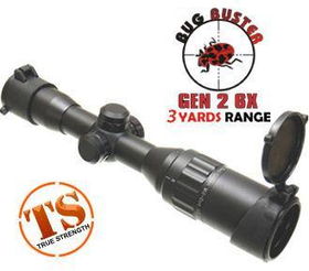 UTG 5th Gen 6x32AO Bug Buster Rifle Scope, Gen 2, Illuminated Mil-Dot Reticle, 1/4 MOA, 1 Tube