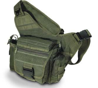 UTG Multi-Functional Tactical Messenger Bag, OD Green
