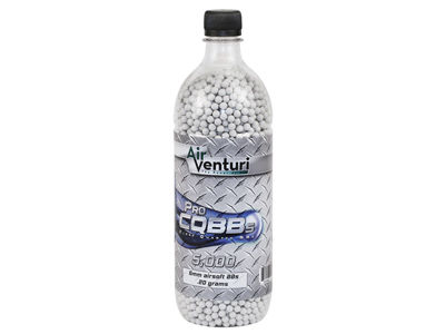 Air Venturi Pro CQBBs 6mm airsoft BBs, 0.20g, 5,000 rds, whiteair 