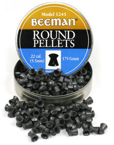 Beeman .22 Cal, 15.2 Grains, Round Nose, 175ct